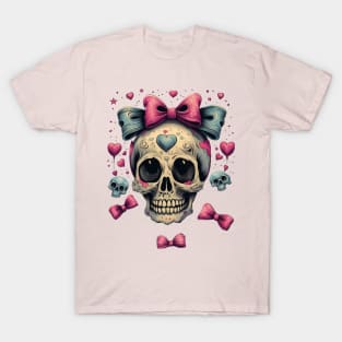 Skull with Bows T-Shirt
